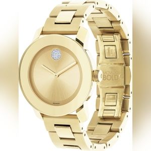 Movado BOLD 36" Gold Swiss Watch